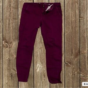 Burgundy Gap Pants stretch Size 4